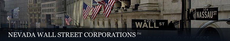 Nevada Wall Street Corporations
